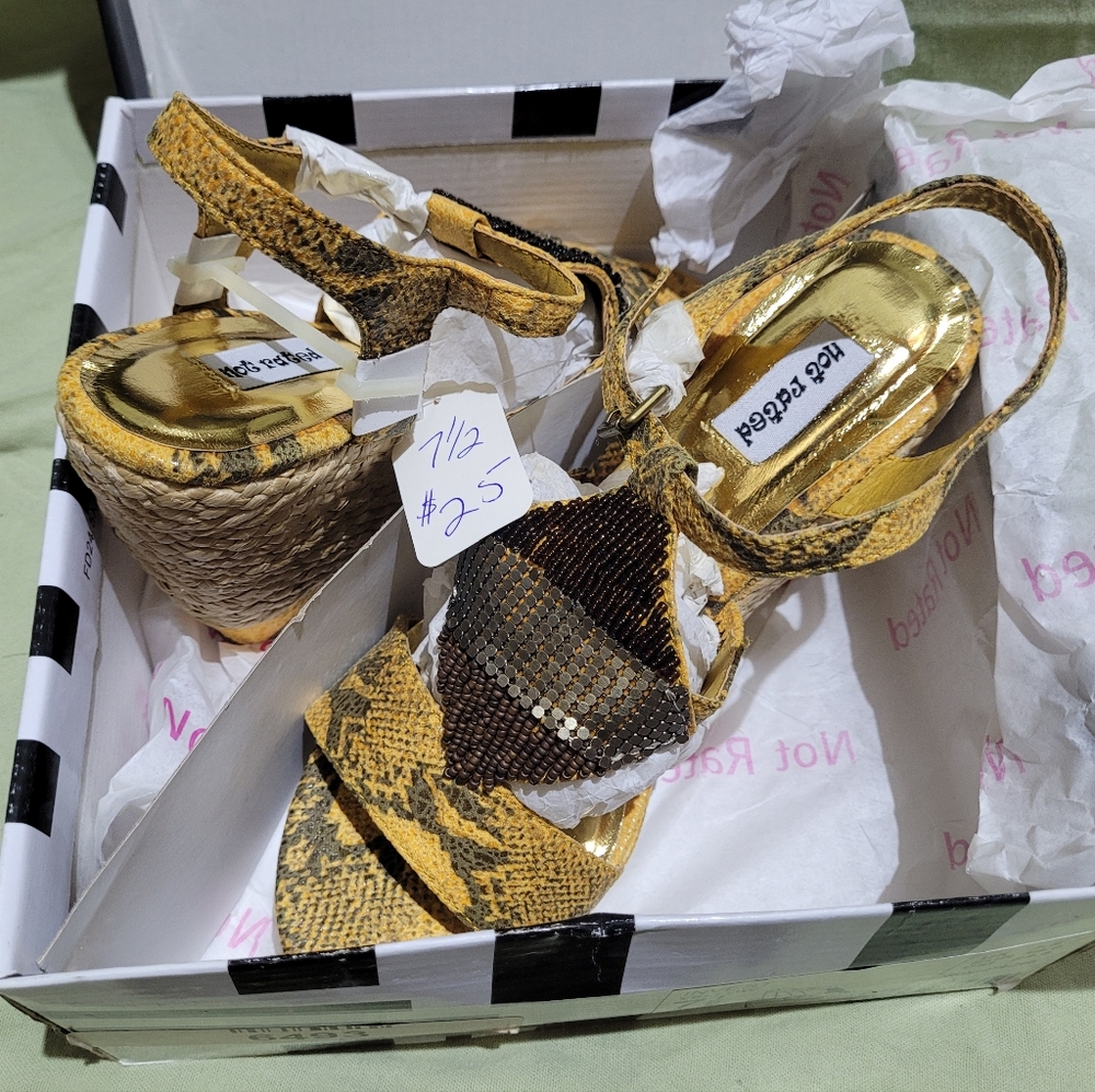 Not Rated high heels